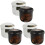 6 Pcs Ceramic Stew Pot Soup Bowl Egg Steaming Cup Food Container 4