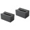 2 Pcs Dark Grey Plastic Wall Mounted Toilet Paper Holder 4
