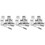 3Ensembles Accessoires Bar Pierres Whisky Réutilisables Argent 6