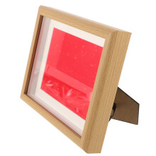 2Pcs Traditional Calligraphy Paper Frame DIY Chinese Wooden Frame