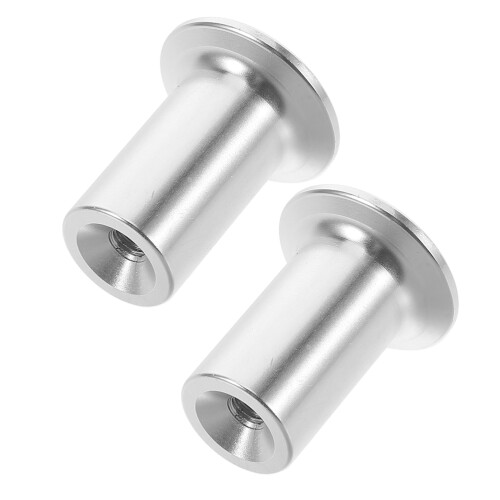 6Pièces Poignées De À Main En Aluminium Argenté Pour 1
