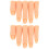 2Pcs Silicone Practice Fingers 5Pcs Nail Training Finger Light Yellow 7