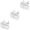 3 Pcs Simple Hanging Storage Bag For Dormitory Sundries 5