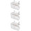 3 Pcs Simple Hanging Storage Bag For Dormitory Sundries 8