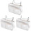 3 Pcs Simple Hanging Storage Bag For Dormitory Sundries 2