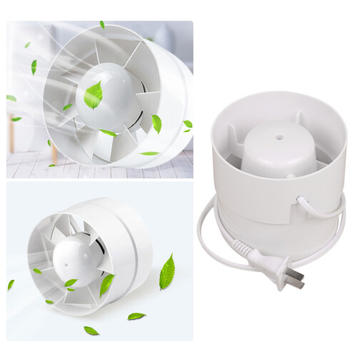 2Pcs 4 Inch Round Duct Fan For Kitchen Bathroom Ventilation 1