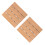 2 Pcs Wood Plastic Floor For Garden Splicing Decor 6