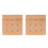 2 Pcs Wood Plastic Floor For Garden Splicing Decor 8