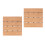 2 Pcs Wood Plastic Floor For Garden Splicing Decor 4