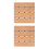 2 Pcs Wood Plastic Floor For Garden Splicing Decor 9