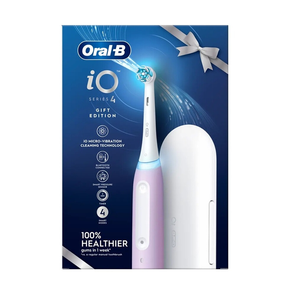 Oral-B iO4 Lavender Electric Toothbrush with Case-image-OPC-PKZY8TW-NEW