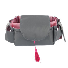 3St Zwarte Luier Organizer Tas Met Tasje Handvat Baby Benodigdheden