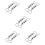 10 Pcs Round Imitation Pearl Bead Chains For Bag DIY Handle 10