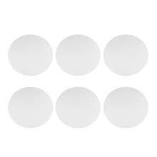 18 Pcs 15cm Round Canvas Board For Oil Painting And Sketching