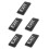 5Pièces Braille Auto-Adhésive Noir Pour Sortie Corridors 6