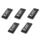 5Pièces Braille Auto-Adhésive Noir Pour Sortie Corridors 8