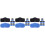 36Pcs Assorted Color Hard Hat Liners Sweatproof Breathable Sweatbands 6