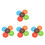 20 Pcs Round Button Shaped Silicone Cup Coasters Holders Non Slip 2