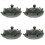4Pièces Support D'encens Céramique Vert Compact Décor Maison 5