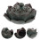 4Pièces Support D'encens Céramique Vert Compact Décor Maison 9