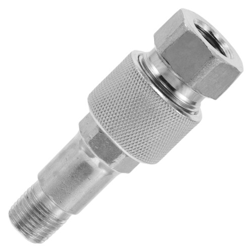 3Pcs Robust Zinc Alloy Quick Coupling Set for Hydraulic Jack Systems 1