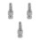 3Pcs Robust Zinc Alloy Quick Coupling Set for Hydraulic Jack Systems 5