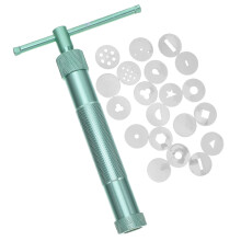 2Pcs Stainless Steel Extruder For Polymer Clay, Incense, Pasta, Fondant