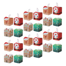 48St Geschenkdozen Voor Snoep Papier Assorti Kleuren Kerstfeest