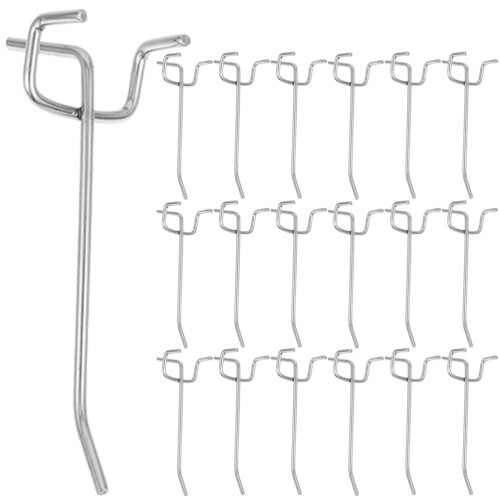 60 Pcs Garage Organization Pegboard Hooks Heavy Duty Utility 2