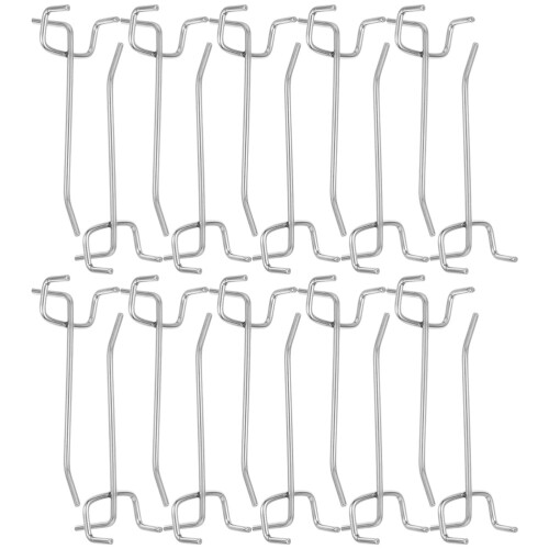 60 Pcs Garage Organization Pegboard Hooks Heavy Duty Utility 1