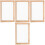4 Sets Paper Making Wood Mold Screen Frame Diy Kit 5