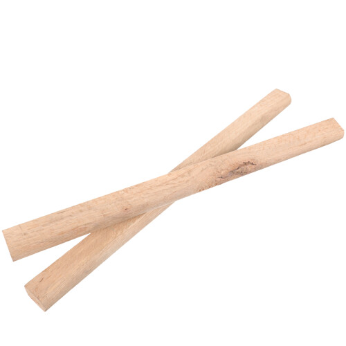 4 Pcs Handle Replacement Flat Wooden Broad Handle 1