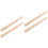 4 Pcs Handle Replacement Flat Wooden Broad Handle 6