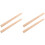 4 Pcs Handle Replacement Flat Wooden Broad Handle 4
