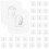 150 Pcs Self-Adhesive Transparent Hooks For Kitchen, Bathroom, Door 1