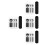 176 Pcs Plastic Binding Discs For Diy Notepads And Planners 5