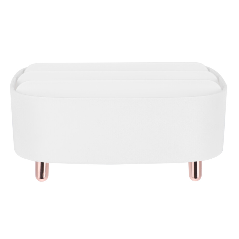 4 Pcs Table Cosmetics Box Creative Makeup Storage Dresser Decor White-image-OPC-PKZYBZT-NEW