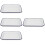 4Pcs Household Enamel Baking Dish Rectangular Non-Stick Roasting Pan 9