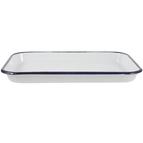 4Pcs Household Enamel Baking Dish Rectangular Non-Stick Roasting Pan 1