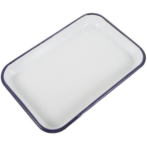 4Pcs Household Enamel Baking Dish Rectangular Non-Stick Roasting Pan 2