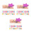 450 Pcs Shaped Wooden Clothespins With Rope 6