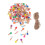 450 Pcs Shaped Wooden Clothespins With Rope 2
