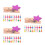 450 Pcs Shaped Wooden Clothespins With Rope 7
