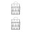 2Pcs Wall Mounted Hanging File Organizer Rack For Books 9