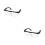 2Pièces Lunettes Protectrices Noires Anti-Vent Spray Pour 8