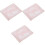 3Stk Keramik Schmucktablett Rosa Marmor Aufbewahrung 3