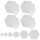 1800 Sheets Quilting Sewing Paper Crafting Template Tool 3