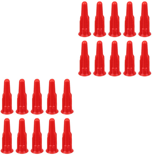 40Stk Caulk- Langlebigem Material Mit Rotem Schraubverschluss 2
