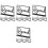 16 Pcs Acrylic Table Sign For Wedding Party And 5