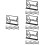 16 Pcs Acrylic Table Sign For Wedding Party And 8